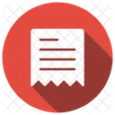 Receipt File Document Icon
