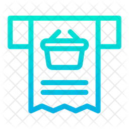 Receipt Basket  Icon