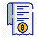 Receipt Bill Receipt Purchase Icon