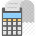 Calculator Receipt Calculation Icon