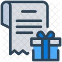 Receipt gift  Icon