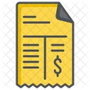 Receipt Bill Invoice Icon