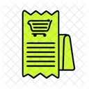 Receipt E Commerce Payment Icon