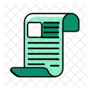 Receipt E Commerce Payment Icon