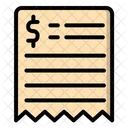 Receipt Payment Invoice Icon