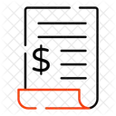 Receipt  Icon