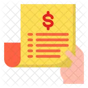 Receipt Bill Invoice Icon