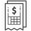 Receipt  Icon