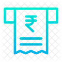 Receipt Rupees  Icon