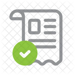 Receipt success  Icon