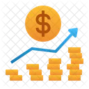 Receita Crescimento Dinheiro Ícone