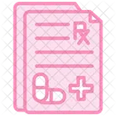 Prescricao Medica Duotone Line Icon Icon