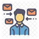 Receive Mail Message Icon