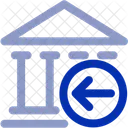 Receive Bank Banking Transaction Icon