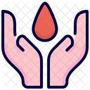 Receive Blood Liquid Icon