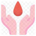 Receive Blood Liquid Icon