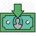 Receive Cash Banknote Icon