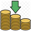 Receive Coin Stack Icon