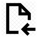 File Arrow Document Icon