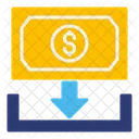 Receive Dollar Receive Money Currency Icon