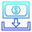 Receive Dollar Receive Money Currency Icon