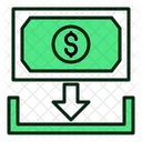 Receive Dollar Receive Money Dollar Icon