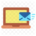 Receive Email Laptop  Icon