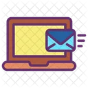 Receive Email Laptopm Receive Email Laptop Receive Mail Icon