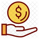 Recieve Money Hand Icon