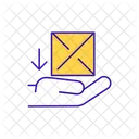 Receive Package Parcel Icon