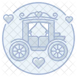 Recepção de carruagem  Ícone