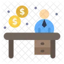 Recepção de escritório  Ícone