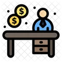 Recepção de escritório  Ícone