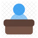 Recepcao Recepcionista Atendimento Ao Cliente Ícone