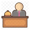 Recepcionista feminina  Ícone