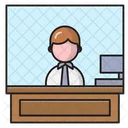 Reception Employee Office Icon