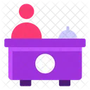 Reception Desk Front Desk Services Desk Icon