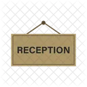 Reception signboard  Icon