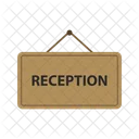 Reception signboard  Icon