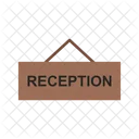 Reception signboard  Icon