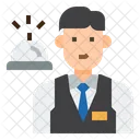Ifront Desk Receptionist Occupation Icon
