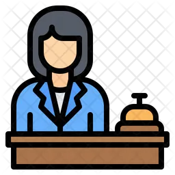 Receptionist  Icon