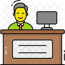 Receptionist  Icon