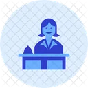 Receptionist Streamline Kameleon Icon