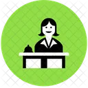 Receptionist Streamline Kameleon Icon