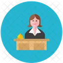 Receptionist Streamline Kameleon Icon