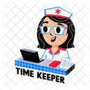 Receptionist Counter Nursing Icon
