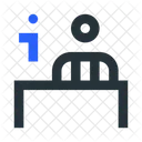 Receptionist Info Human Icon
