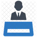 Receptionist Reception Hotel Icon