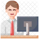 Front Desk Information Desk Receptionist Icon